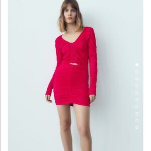 Zara Gathered Skirt NWT Size Small